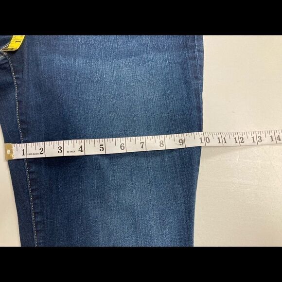 EDDIE BAUER, Women’s CurvyBootcut jeans,blue,Sz 8L - Picture 10 of 13